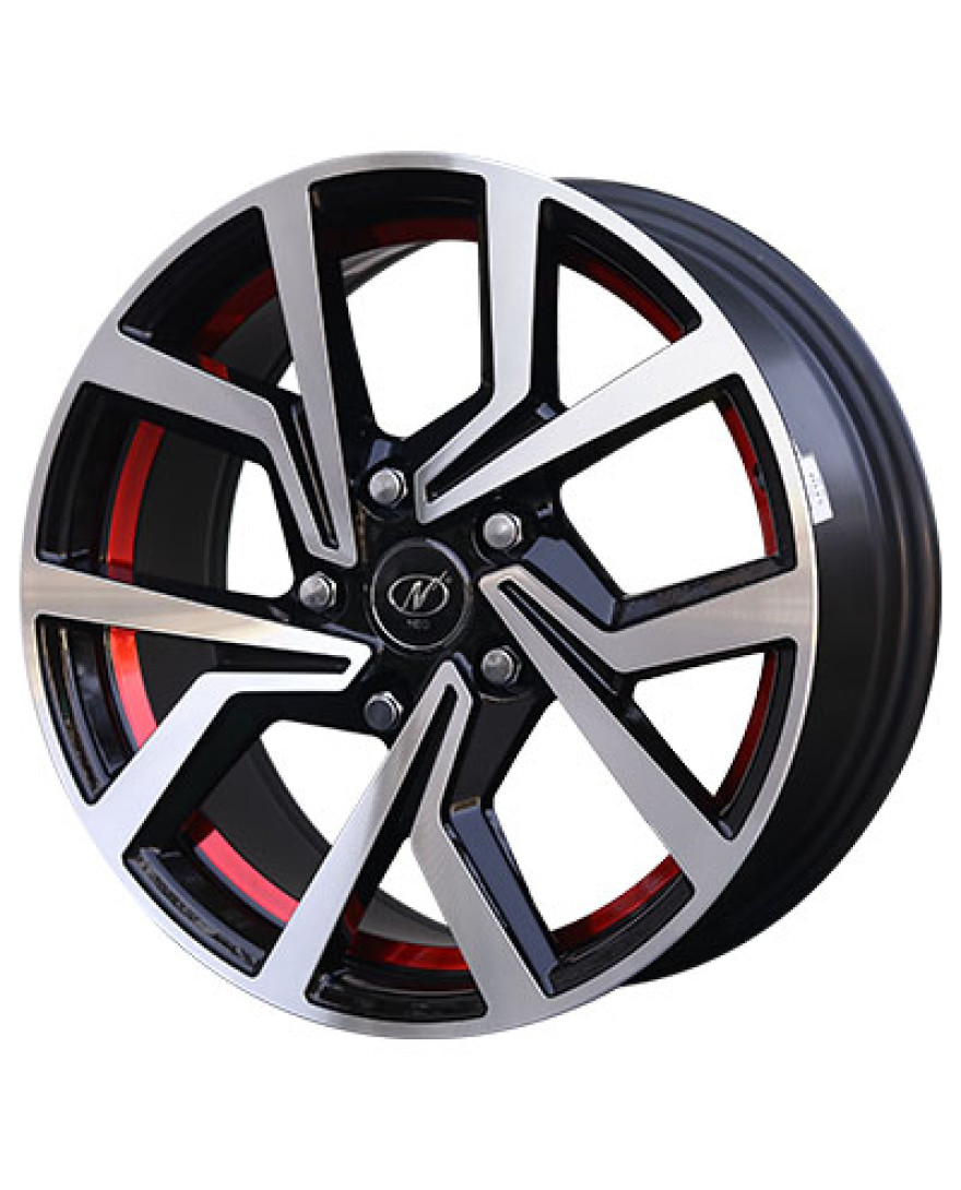 Pulse 16in BMUCR finish. The Size of alloy wheel is 16x6.5 inch and the PCD is 5x114.3